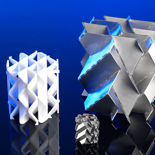 Статический смеситель CSE-Vнепрерывного действиядля жидкостей и газов