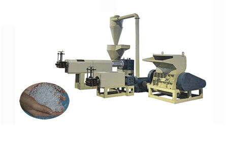 Установка для переработки пластика дробильнаядля технологических линий