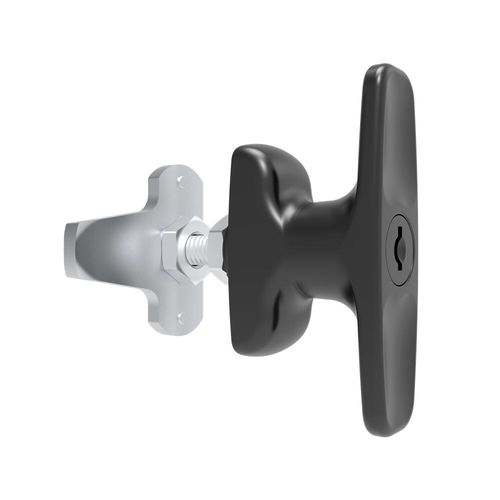 Замок с ключом-защелкой B-1108-10-A4Цинковое литье на четверть оборота,регулируемый