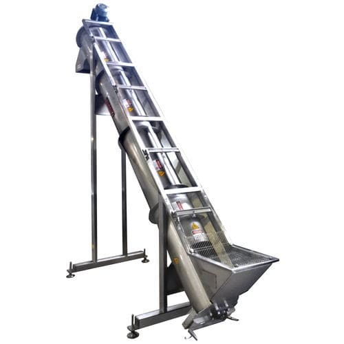 Конвейер винтовой TSE40наклонныйдля фруктовдля овощей