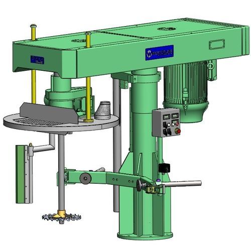 Диссольвер с мешалкой серии DSсо скребком