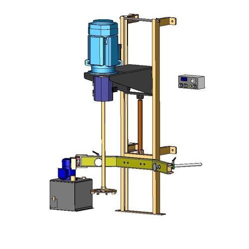 Турбинный смеситель WB-067 порционного действия для жидкостейвертикальный