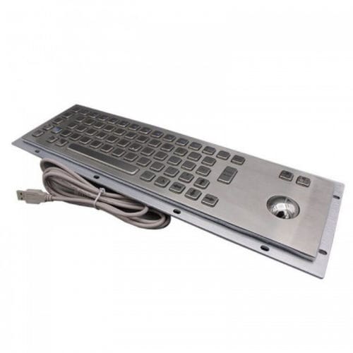 Клавиатура панельная IPC4-KBRD-D8602 с механическими клавишами, 67 клавиш, с трекболом
