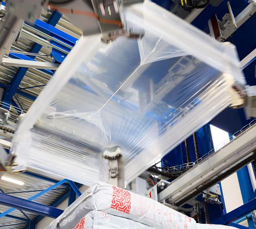 Автоматическая машина для закутывания эластичной пленки