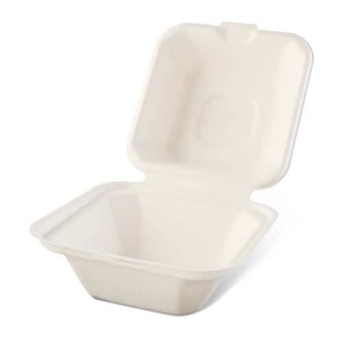 Упаковка из древесного волокна WFHB7малого объема, биоразлагаемая, для пищевых продуктов