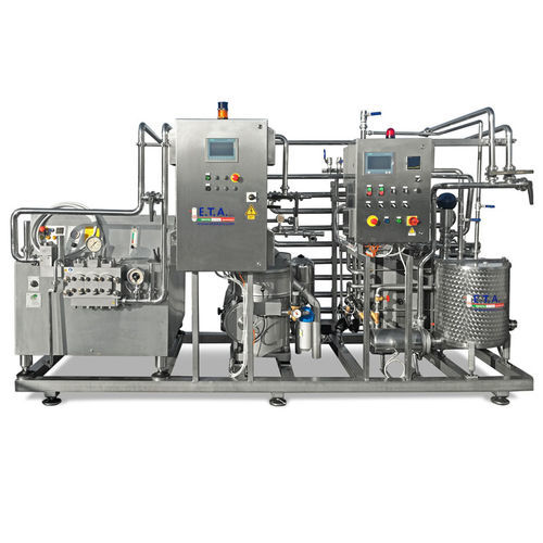 Milk pasteurizer PLC-controlledcompactsteam
