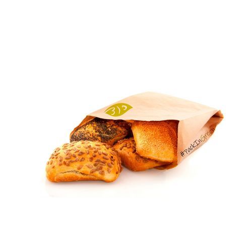 Биоразлагаемый пакет из бумаги и пищевых продуктов