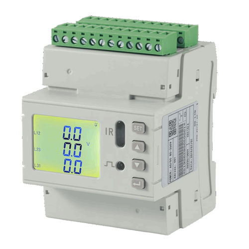 Счетчик электрической энергии трехфазный КЭТ-ПМТ-414.16DIN с импульсным выходом и ЖК-дисплеем