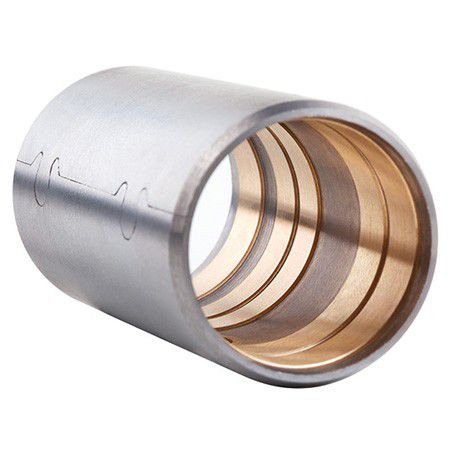 Bimetallic plain bearing AuGlide®cylindricalsteelbronze