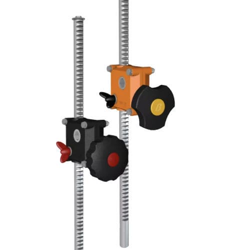 Реечный винтовой домкрат