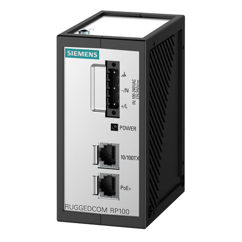 Источник питания переменного/постоянного тока RUGGEDCOM RP100внешний полPower-over-Ethernet