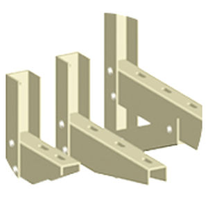 Опора кронштейна серии FP APмонтируется на рейку и стену