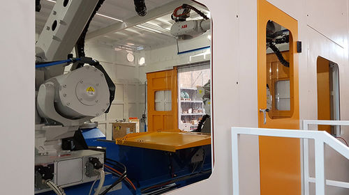 Ячейка для производства панелей из композитных материаловавтоматическая