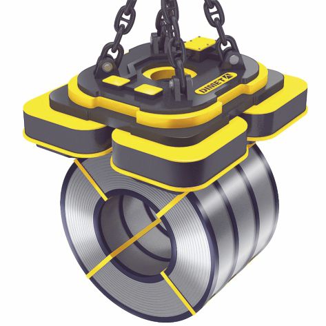 Катушечный электроподъемный магнит EMGU SERIESс электрическим переключением.