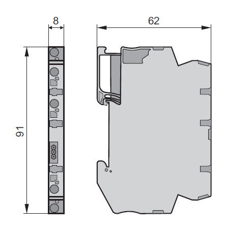 Преобразователь температуры для монтажа на DIN-рейку ATL Pt1004-20 мАпрограммируемый
