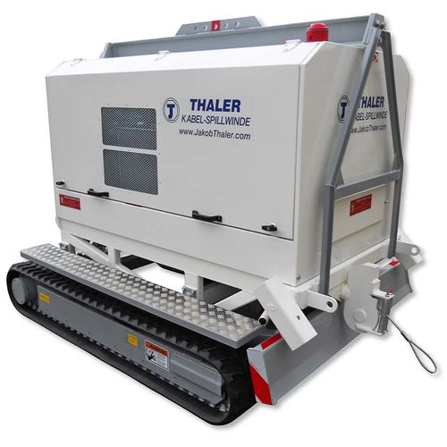 Hydraulic winch KE-SP 3030 RSWpullingpipe renewalwith wireless remote control