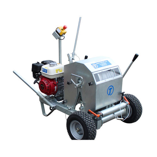 Вспомогательная лебедка механическая канатная тяга