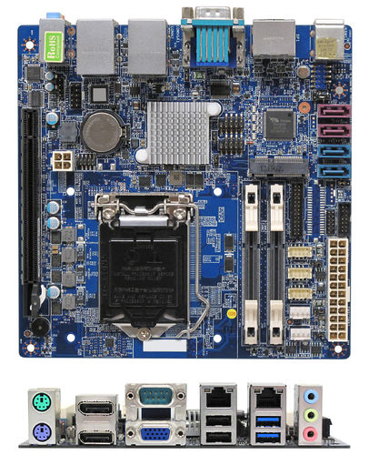 Материнская плата Mini-ITX серии MX81HIIntel® Core™ iIntel® H81DDR2 SDRAM