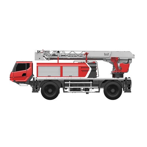 Пожарная пожарная платформа YT22GПоворотно-рычажнаятелескопическая на грузовике