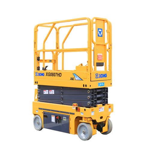 Колесный ножничный подъемник XG0807HDэлектрогидравлическийдля внутреннего и наружного использования