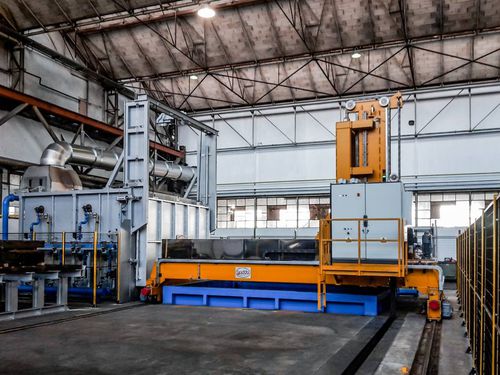 Heat treatment oven 1321truck-inelectricautomatic