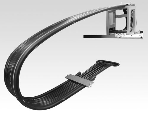 Плоская буксирная цепь FlatveyПолностью закрытый пластиковыйнизкий уровень шума