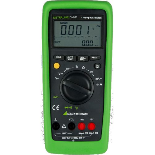Цифровой мультиметр с клещами Metraline DM 61portable1000 V600 A