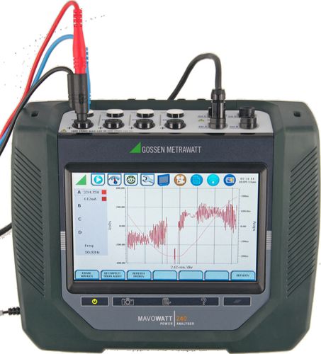 Monitoring analyzer MAVOWATT 240for electrical networkspower qualityportable