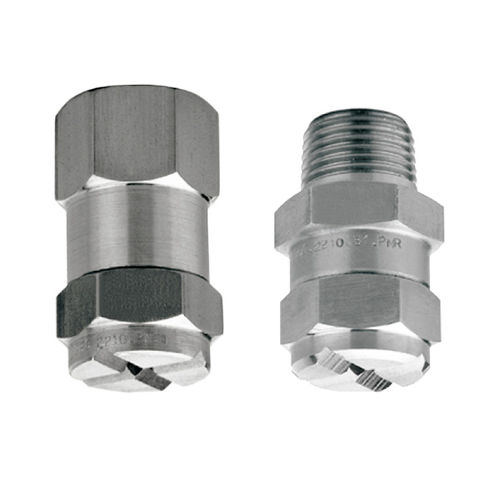 Распылительная насадка BD для жидкостей, цельноконечная, из нержавеющей стали.