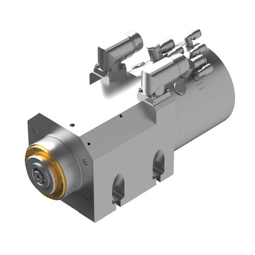 Фрезерный мотор-шпиндель MFW-1045с автоматической сменой инструментаДвигатель переменного токас пневматическим зажимом