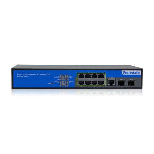 PoE network switch PS5010G-2GS-8PoEmanaged10 portsgigabit Ethernet