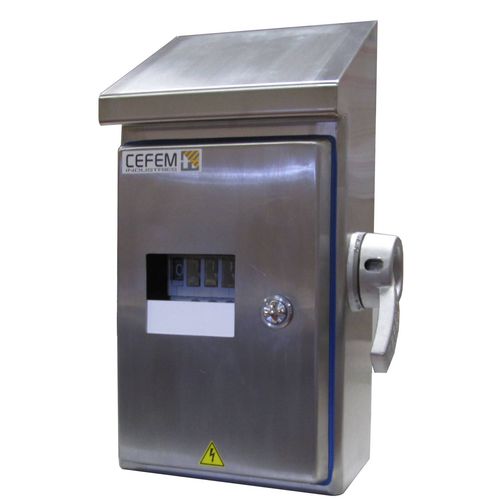 Разъединитель для гигиенических применений. ПРОЦЕСС: CITIнизковольтный, 3-полюсный, нержавеющая сталь.