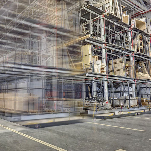 Мобильный стеллаж консольныйдля тяжелых грузовдля древесины