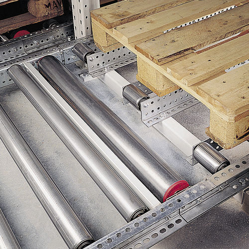 Динамические стеллажи для въезда в поддонпаллетметалл