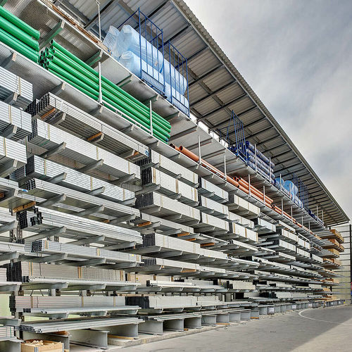 Стеллаж с консолью крышиметаллооцинкованный