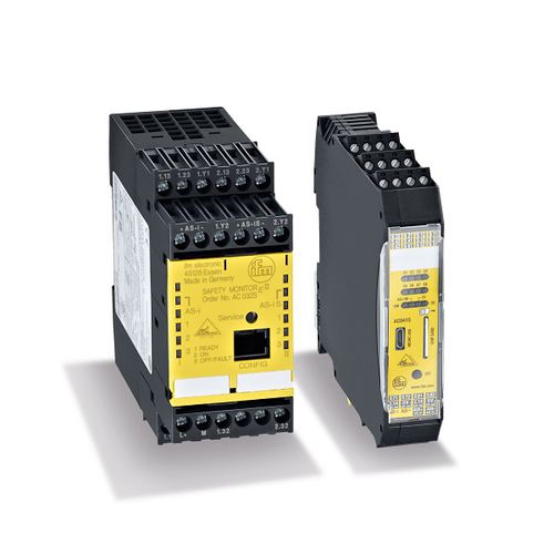 Монитор безопасности, монтируемый на DIN-рейку AC0, серия E7053S