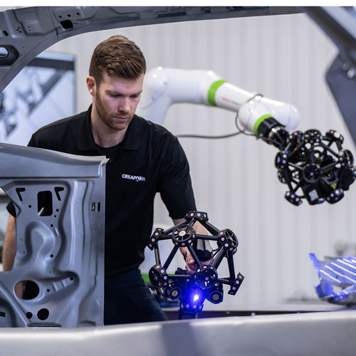 3D-сканер MetraSCAN 3D-Rдля роботизированного контроля размеровдля производственной линииCMM