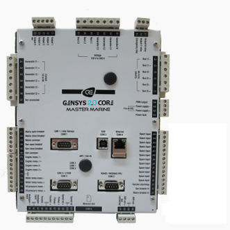 Контроллер генераторной установки с управлением многошинными выключателями GENSYS 2.0 CORE MASTER MARINEдля морского применения