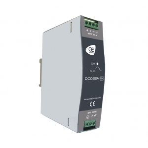 Преобразователь постоянного тока в постоянный для DIN-рейки DC0524-24промышленныйвыход напряжениярегулируемый