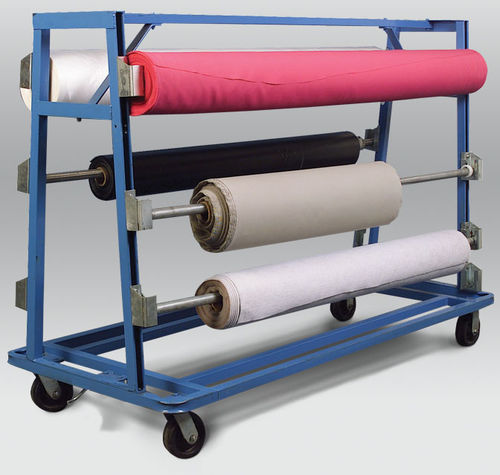 Fabric roll rack A-Frame