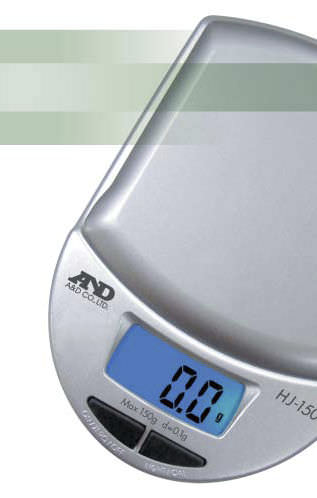 Весы с ЖК-дисплеем HJ-150, нержавеющая сталь, компактные, карманные