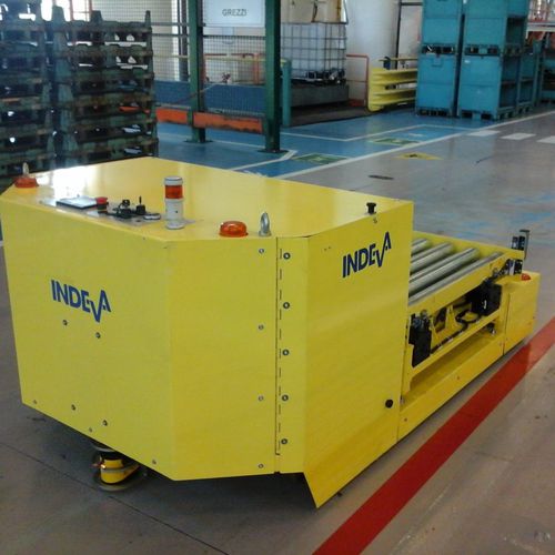 Обращение с AGV с электромагнитным управлением