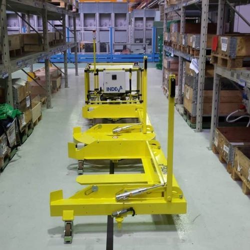 Handling AGV for warehousemagnetic guided