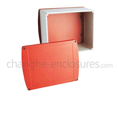 Водонепроницаемый корпус 36C-4 фланецпрямоугольныйиз экструдированного алюминия