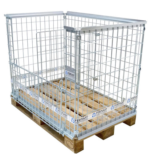 Металлический поддонный ящик P8Проволочная сеткатранспортировка