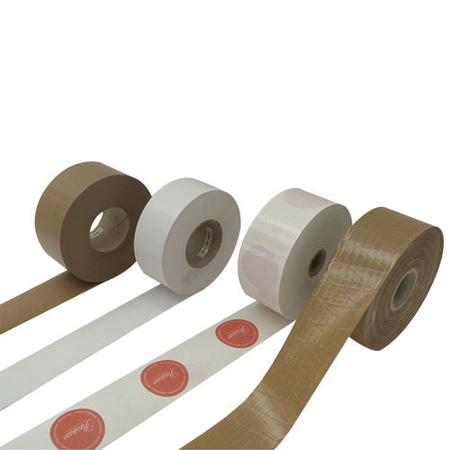 Гуммированная клейкая лента упаковочнаярезинасиликоновая бумага