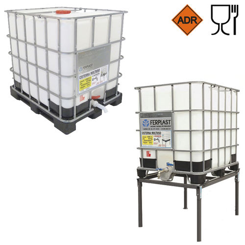 HDPE IBC container for liquidschemicalfood