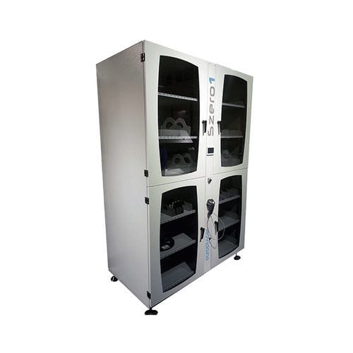Storage cabinet Szero1with legshinged doormetal
