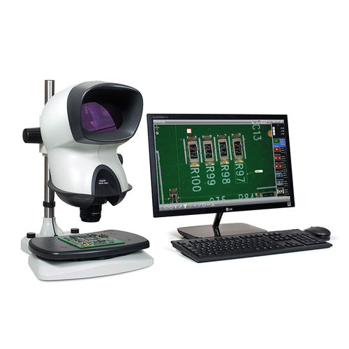 Оптический стереомикроскоп Mantis Elite-Cam HD для инспекциипромышленная лаборатория