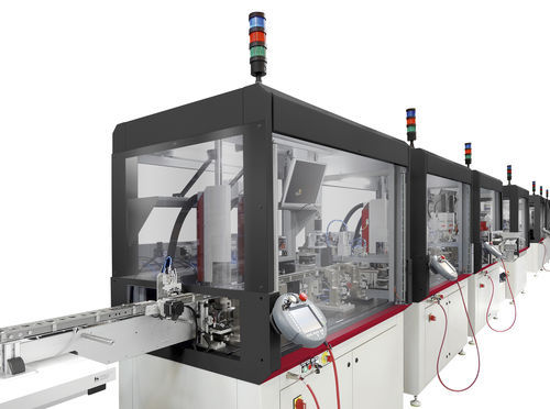 Robotic laser welding cell sysmelec®handlingassemblymounting